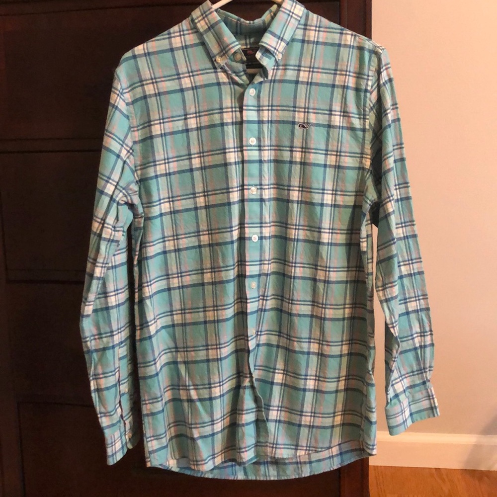 Vineyard Vine Boys LS Flannel Shirt